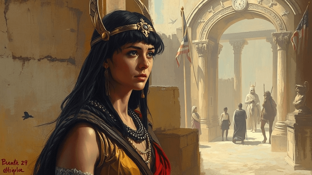 Cleopatra Meets Caesar